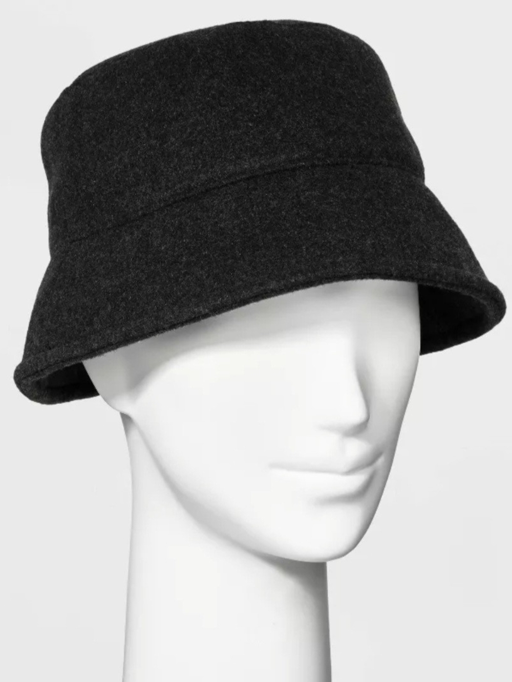 Universal Thread Charcoal Wool Bucket Hat For Women